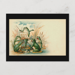 "Frog Chorus" Postcard