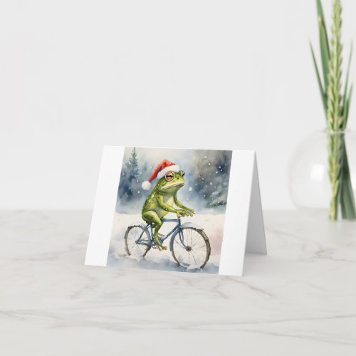 Frog Christmas  Card