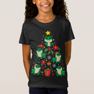 Frog Christmas Ornament Tree Funny Xmas Gift T-Shirt