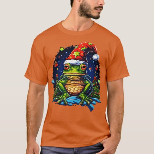 Frog Christmas T_Shirt