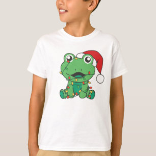 Frog Christmas Winter Animals Holiday Frogs T-Shirt