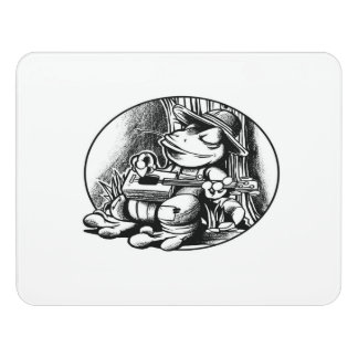 Frog Cigar Box Guitar Perfect Gift Ideas Door Sign