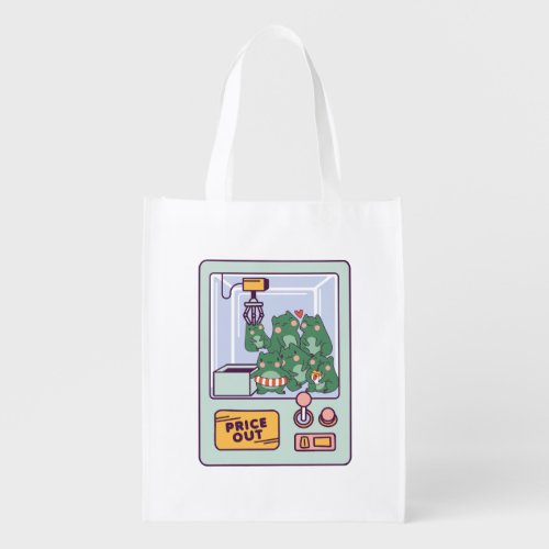 FROG CLAW MACHINE GAME GROCERY BAG