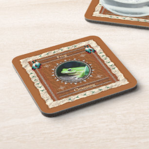 Frog Cleansing Energy Beverage Coaster