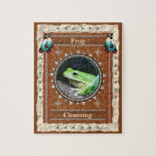 Frog Cleansing Energy Jigsaw Puzzle