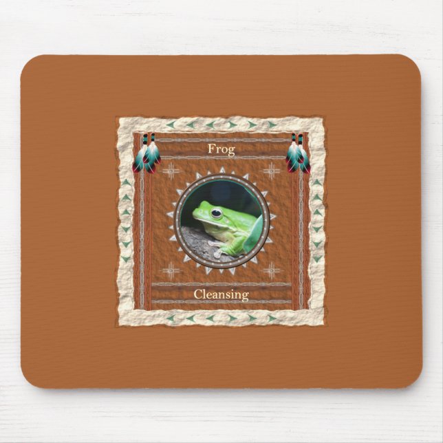 Frog Cleansing Energy Mouse Pad (Front)