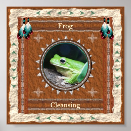 Frog _ Cleansing Poster Print