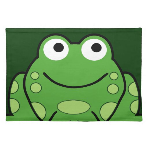Frog Cloth Placemat | Zazzle