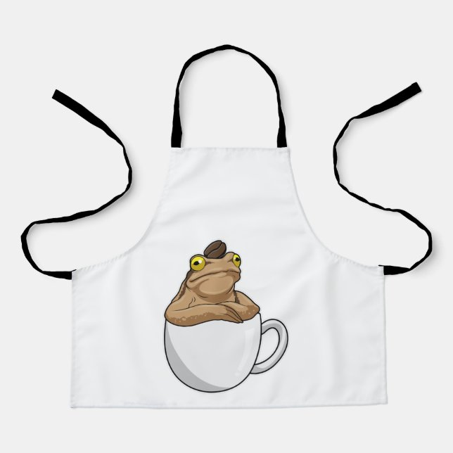 Frog Coffee Coffee bean Apron (Front)