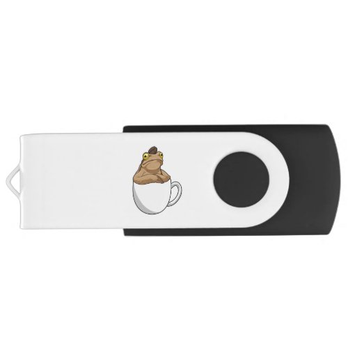 Frog Coffee Coffee bean Flash Drive