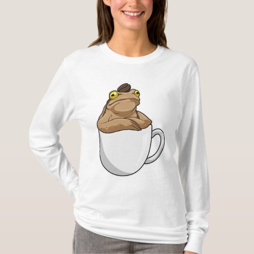 Frog Coffee Coffee bean T_Shirt