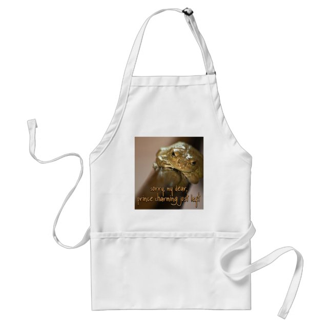 Frog Cook Adult Apron (Front)