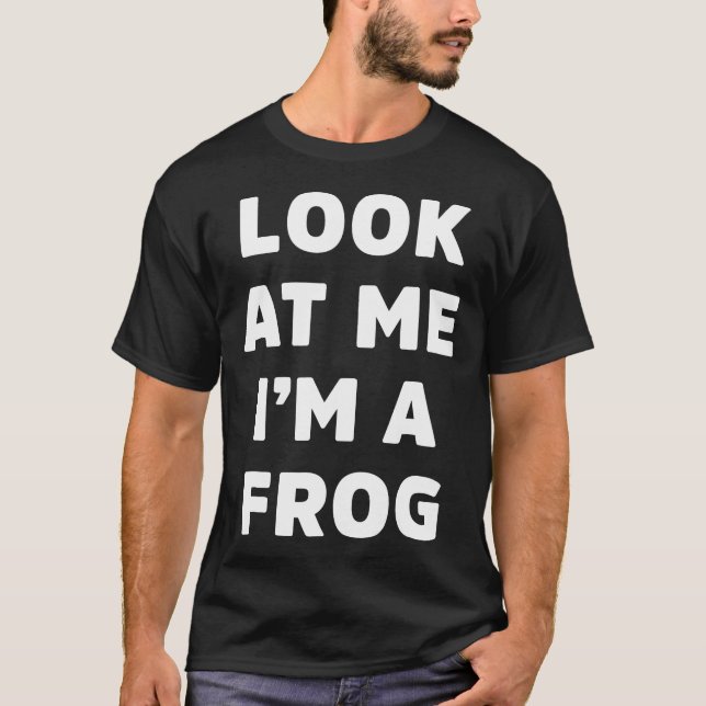 Frog Costume For Halloween T-Shirt (Front)