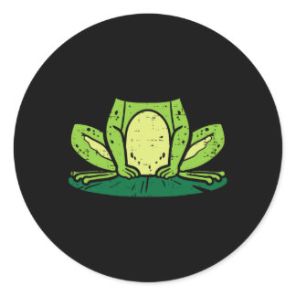 Frog Costume Funny Halloween Animal Men Women Boys Classic Round Sticker