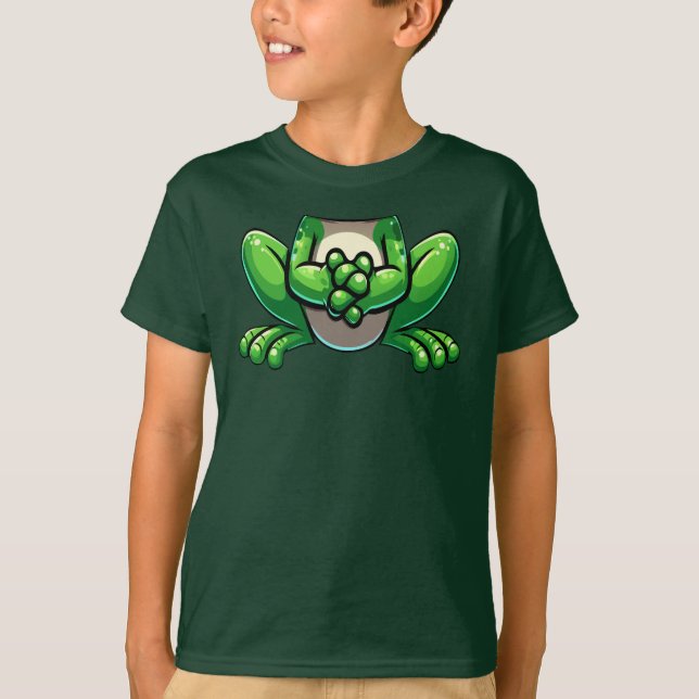 Frog Costume Kids Frog T-Shirt (Front)