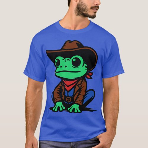 Frog Cowboy T_Shirt