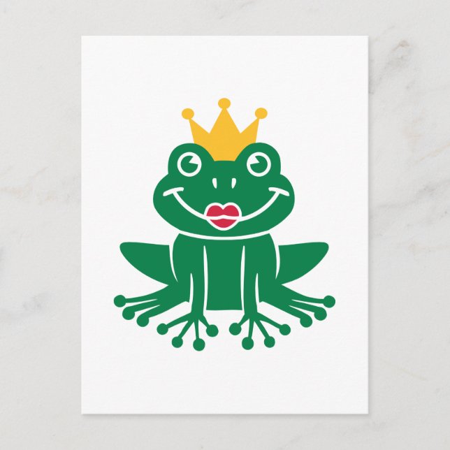 Frog crown postcard (Front)
