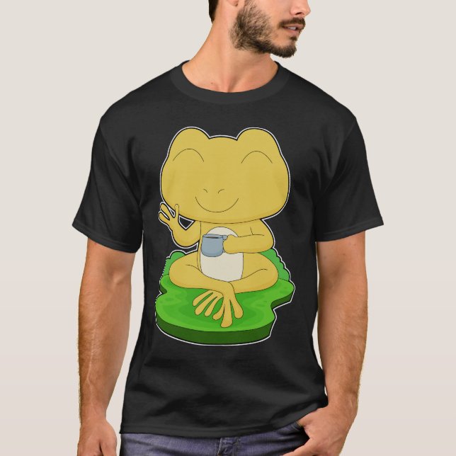 Frog Cup Coffee T-Shirt (Front)