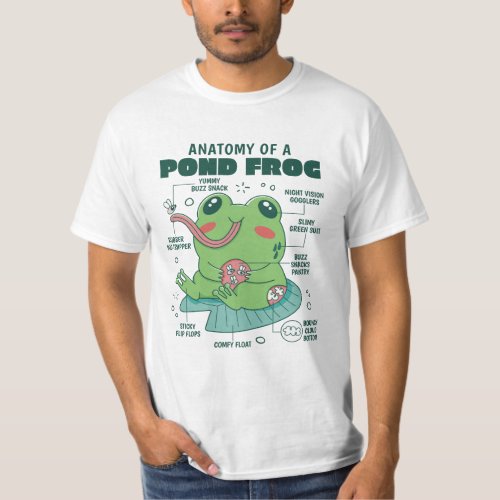 FROG CUTE ANIMAL ANATOMY  T_Shirt