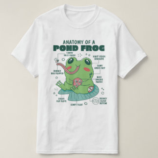 Frog Cute Animal Anatomy T-Shirt
