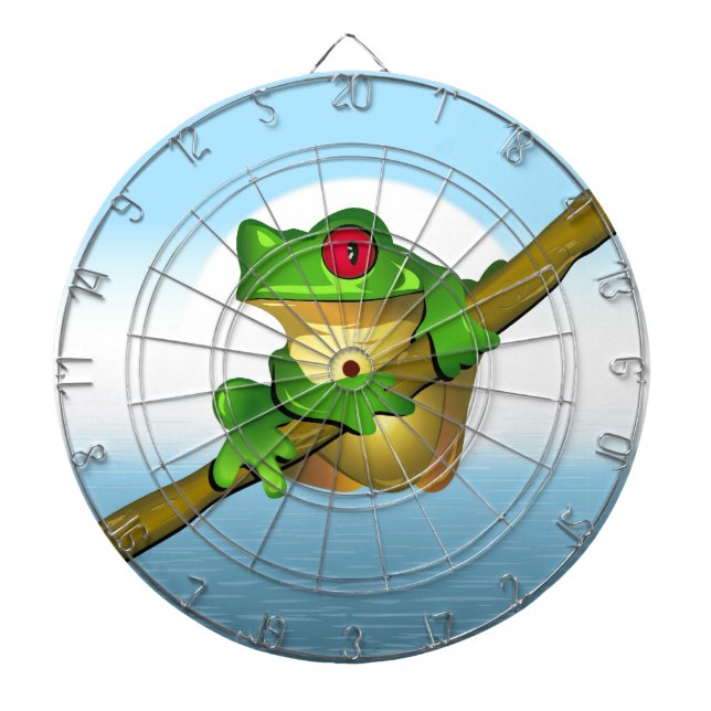 Frog Dartboard With Darts (Front)