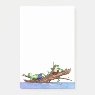 Frog Days of Summer Post-it Notes
