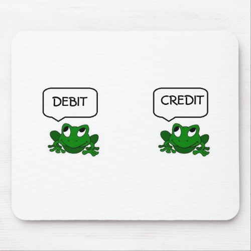 Frog Debit or Credit Mousepad