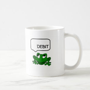 Frog Debit or Credit Mug