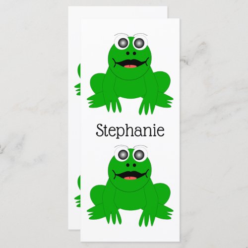 Frog Design Bookmark