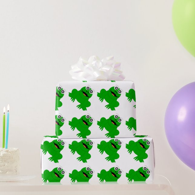 Frog Design Wrapping Paper (Party Gifts)