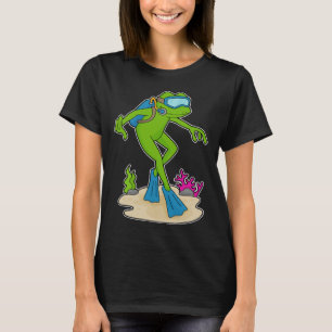 Frog Diver Swimming fins T-Shirt