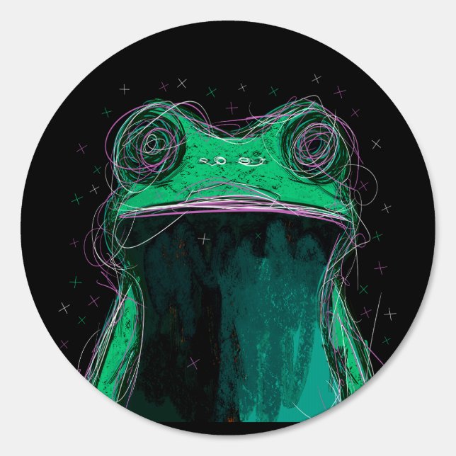 Frog Doodle: The vibrant and playful essence of Sign (Front)