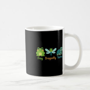 Frog Dragonfly Turtle Subtle Coffee Mug