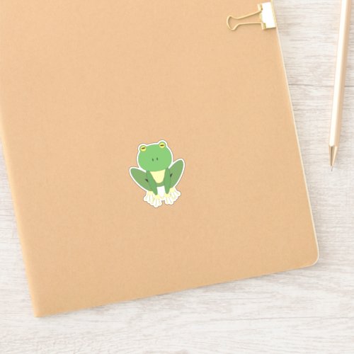 Frog Drawing Sticker