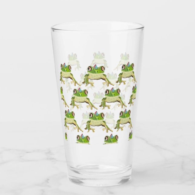 Frog drinking glass (Front)