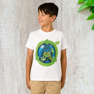 Frog Earth Day Recycling Eco Friendly T-Shirt