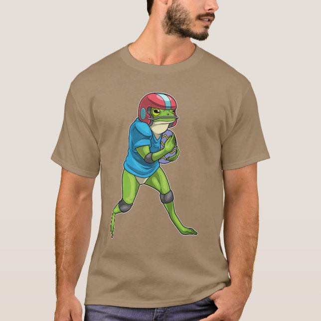 Frog Easter Football T-Shirt (Front)