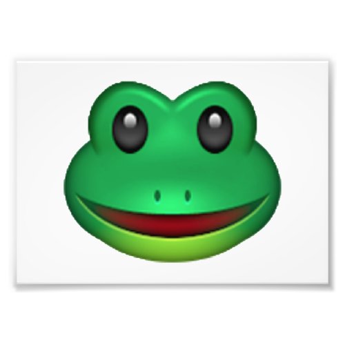 Frog _ Emoji Photo Print