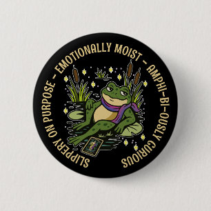 Frog Familiar: Slippery, Moist & Amphi-bi-ous Button