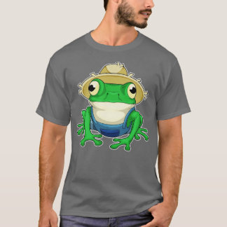 Frog Farmer Hat T-Shirt