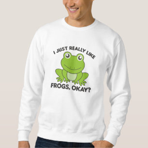 Frog Favorite Animal Sweet Frogs For Animal Lover Sweatshirt