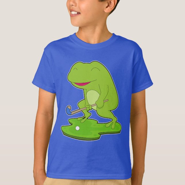 Frog Field hockey Hockey stick T-Shirt (Front)