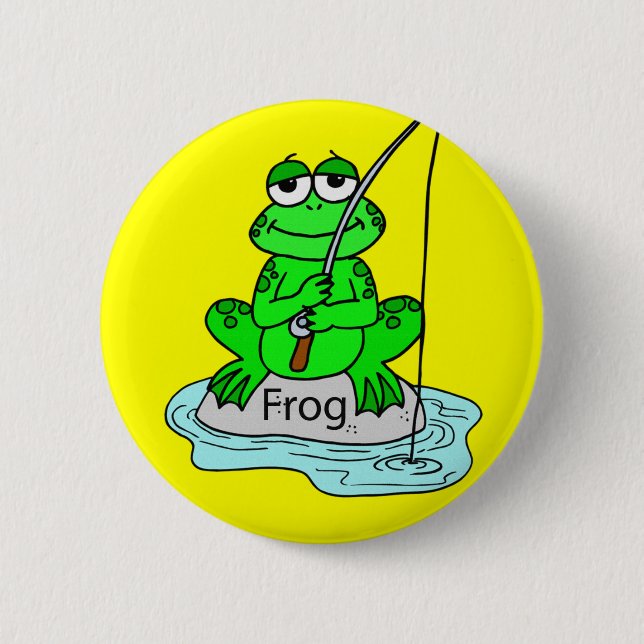 FROG FISHING BUTTON (Front)