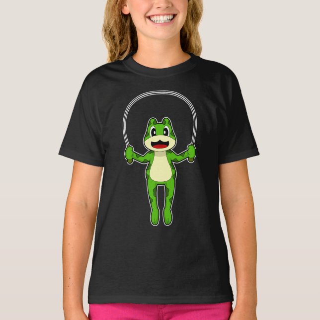 Frog Fitness Rope Sports T-Shirt (Front)