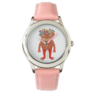 Frog Flower Crown Watch