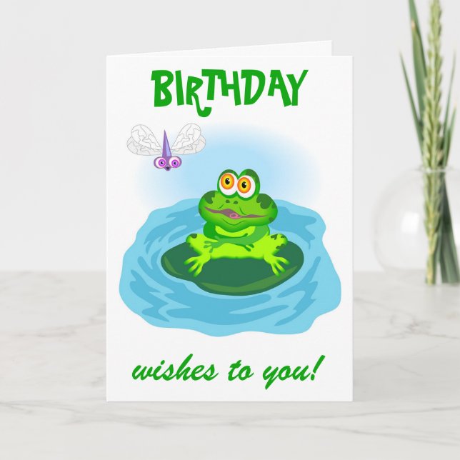 Frog & Fly Card (Front)