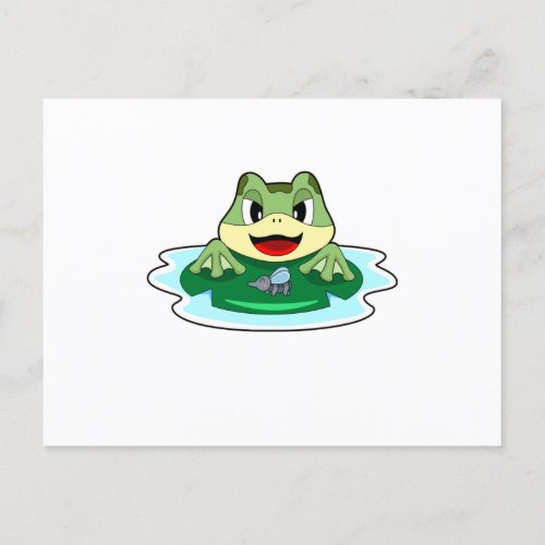 Frog Fly Postcard