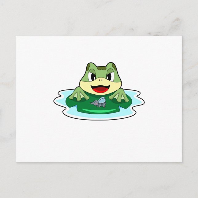 Frog Fly Postcard (Front)