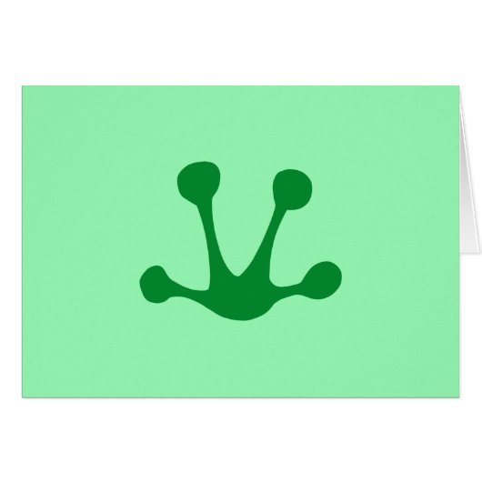 Frog Footprint Cards (Front Horizontal)