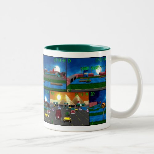 Frog Frenzy Retro Mug